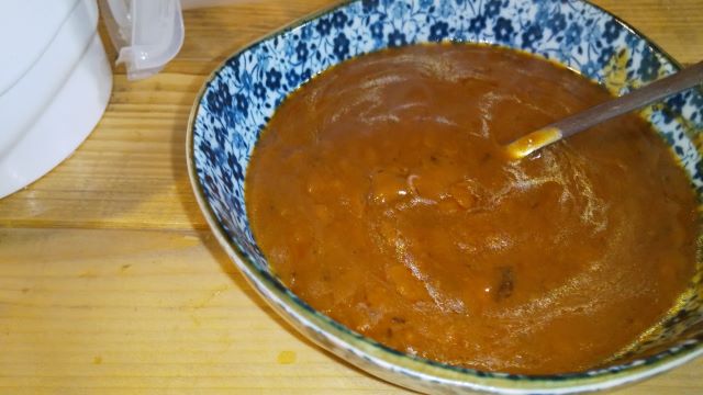 レトルトカレー出来上がり